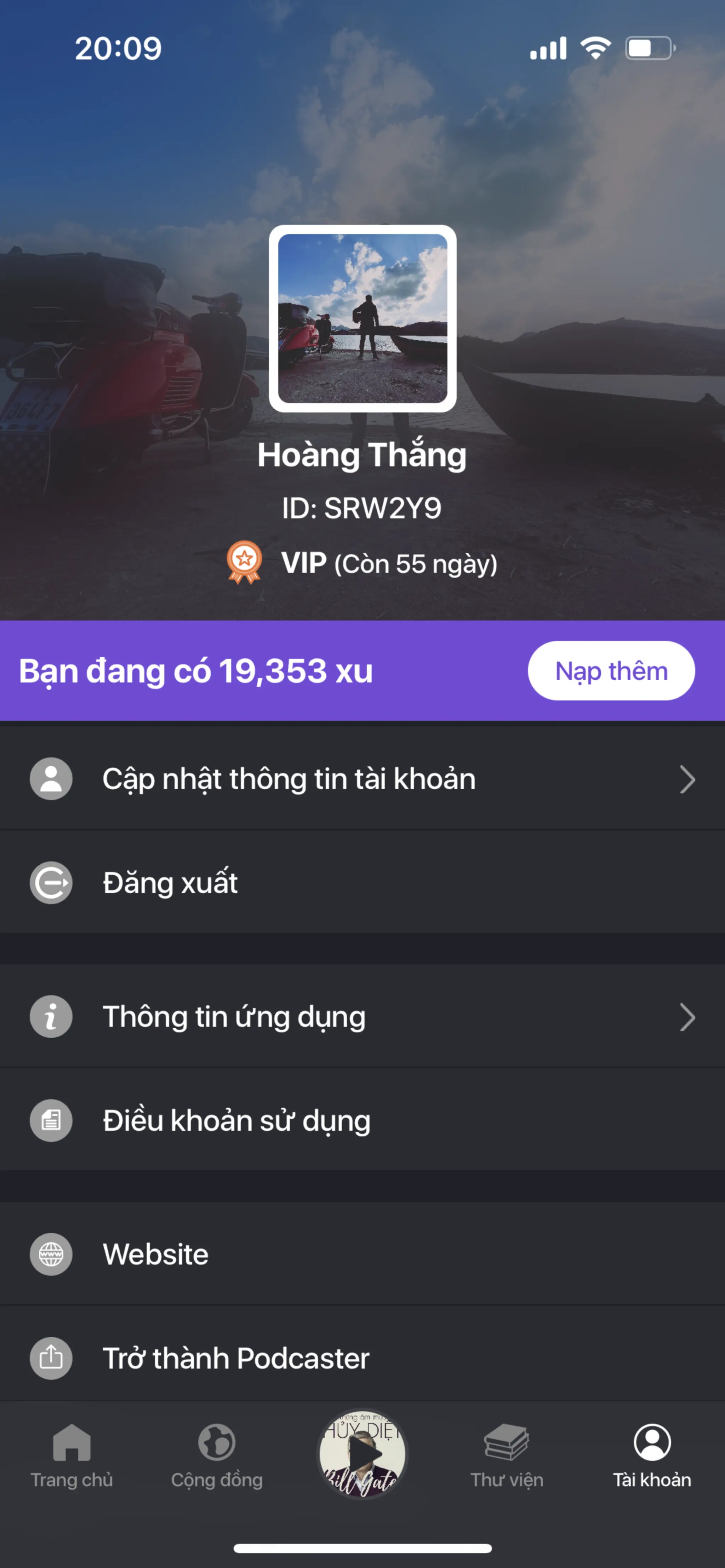 Mình dùng thử sau đó bỏ app này Voiz FM