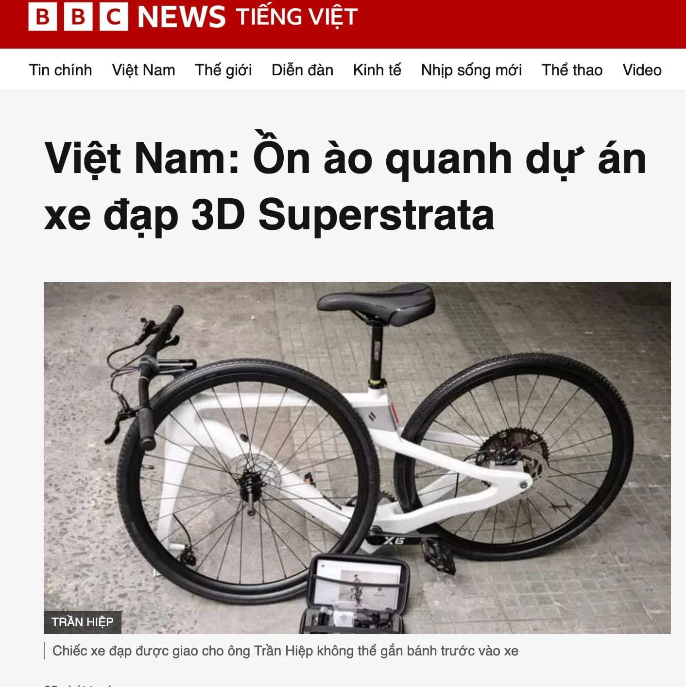 Lùm xùm xe đạp 3D Superstrata Lùm xùm xe đạp 3D Superstrata