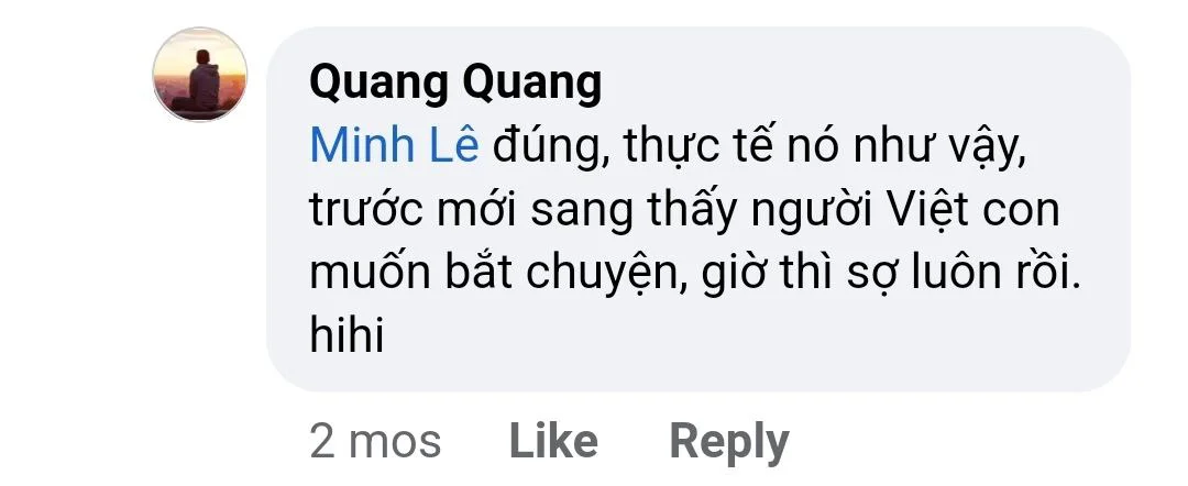 Sợ nhận đồng hương Sợ nhận đồng hương