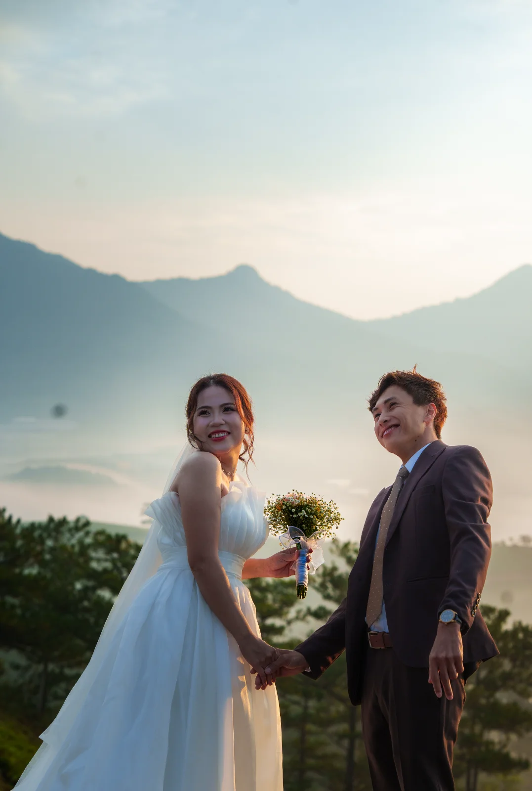 Mountains, sky, and us
