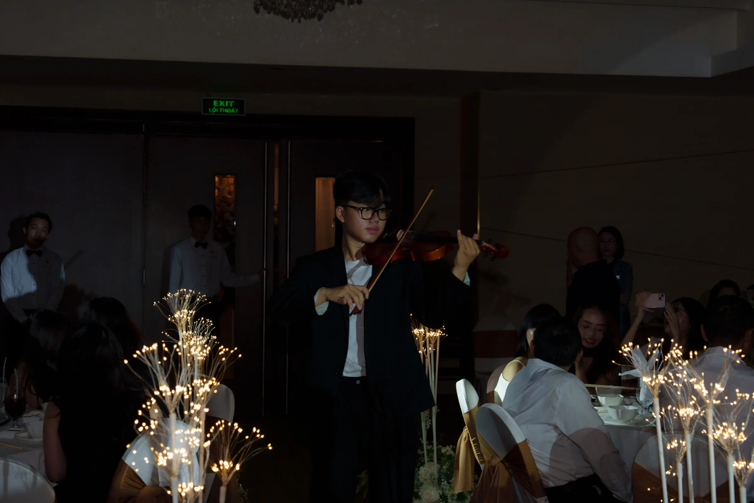 Then the music started