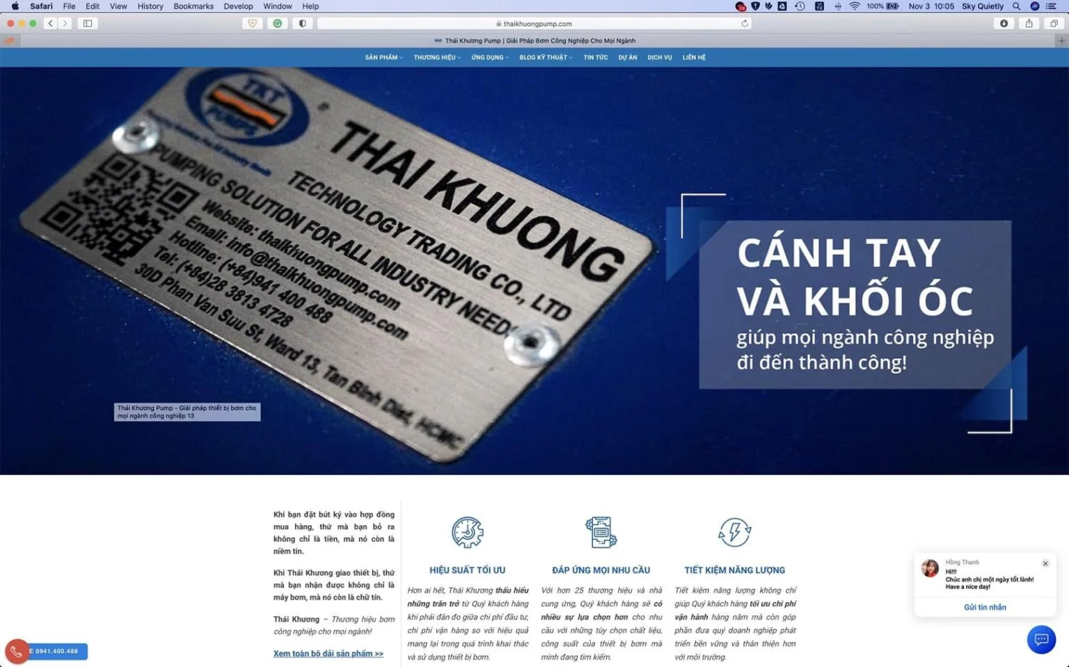 Thai Khuong website Thai Khuong Website