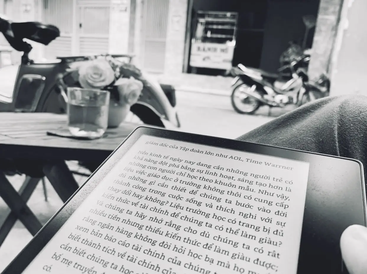 Reading book