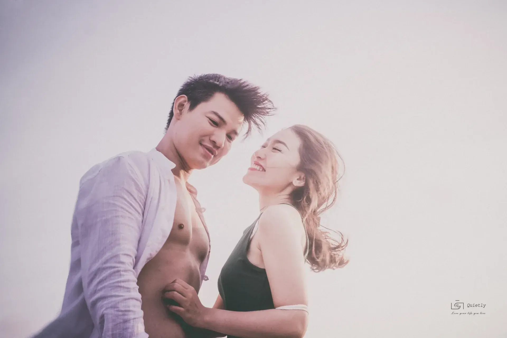 Smiling couple